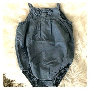 Chambray Baby Girl Bubble